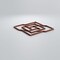 Ekena Millwork Extra Small Loveland Decorative Fretwork Wood Wall Panels, Cherry, 7 3/8"W x 7 3/8"H x 3/8"T WALW08X08X0375LLDCH - alternate 5